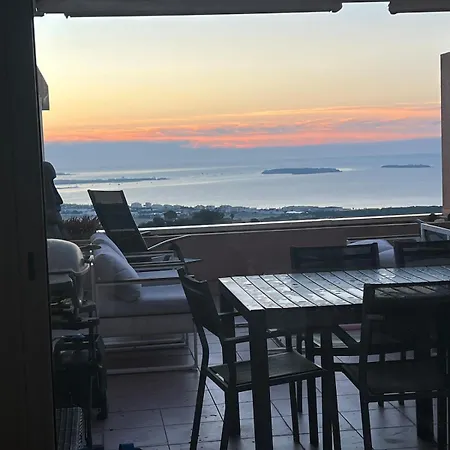 Beautiful Quiet 2-bedroom With Panoramic Sea View Apartamento Mandelieu